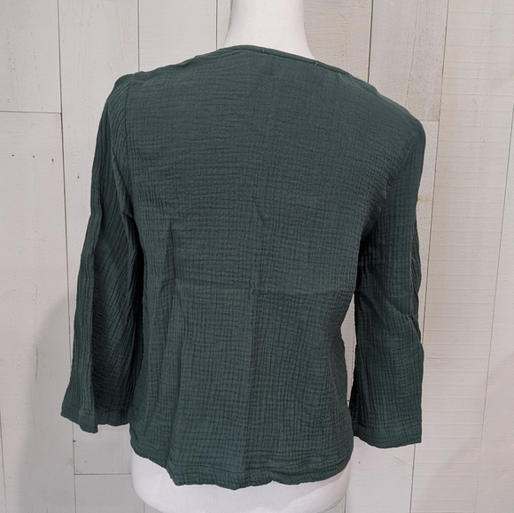 Flying Tomato Lightweight Embroidered Soft Jacket/Open Front Cardigan - Picture 6 of 9